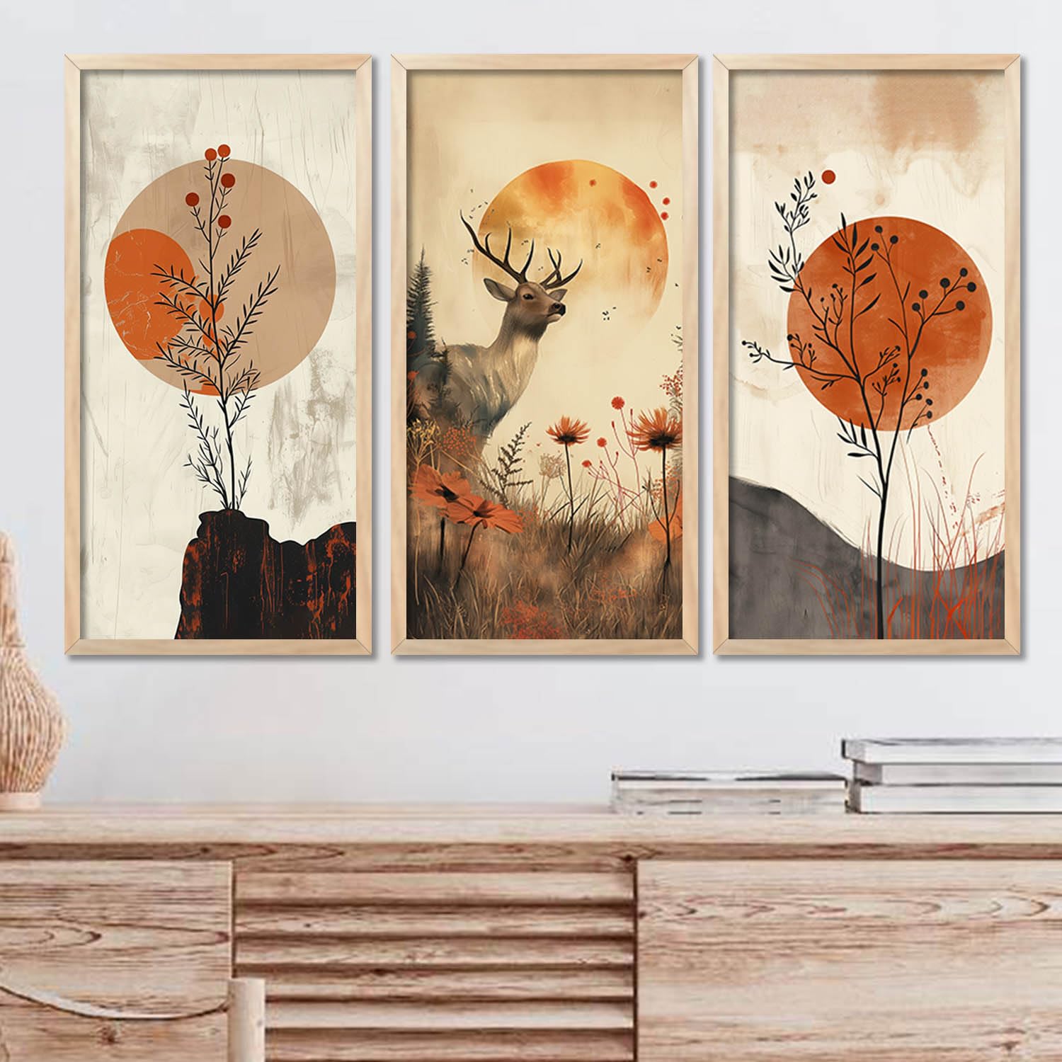 Sunset Nature Canvas Set
