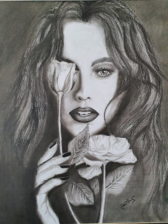 Elegant Pencil Portrait