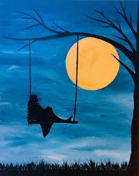 Moonlight Swing Painting